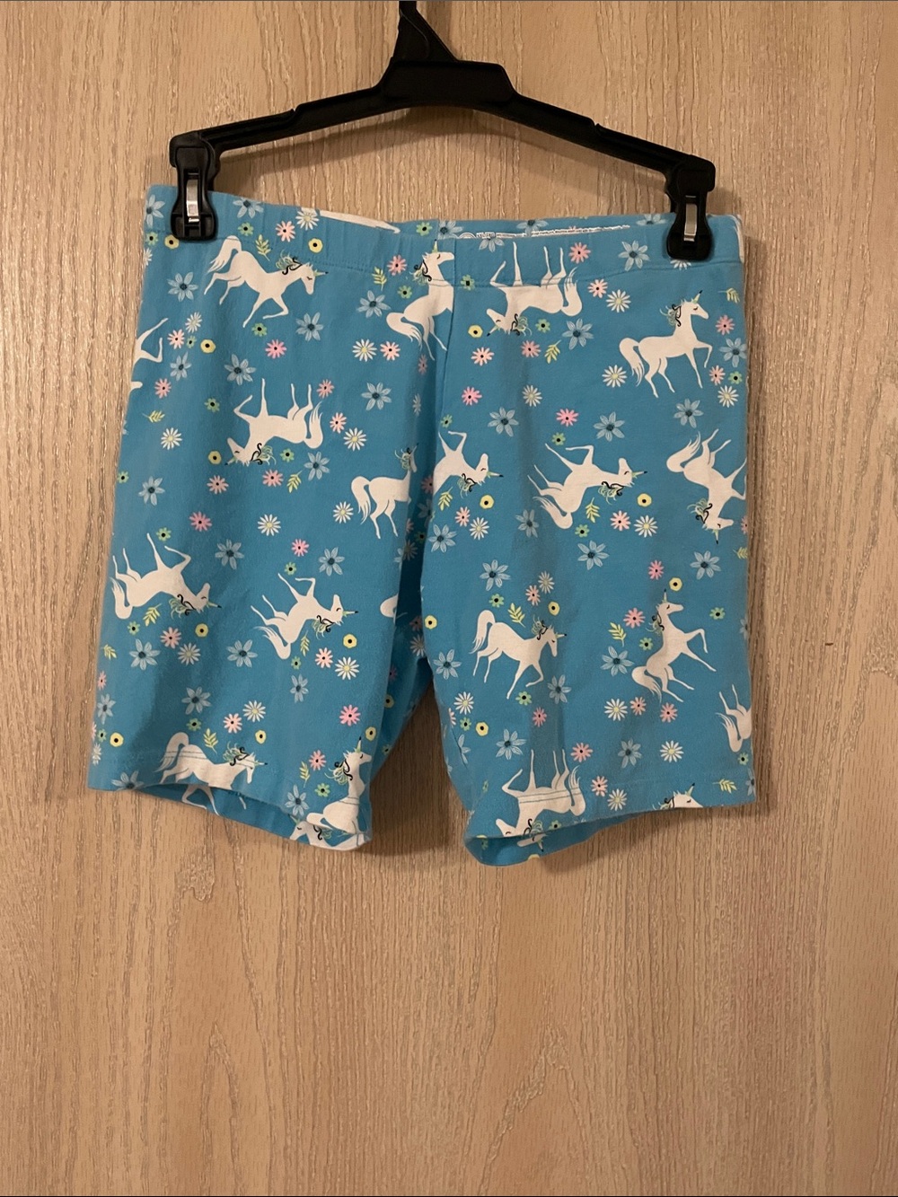 wonder nation Blue Unicorn Floral Shorts